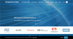 Desktop Screenshot of globalplatform.org