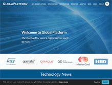Tablet Screenshot of globalplatform.org